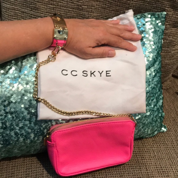 CC Skye Handbags - CC SKYE NEON CUFF WRISTLET